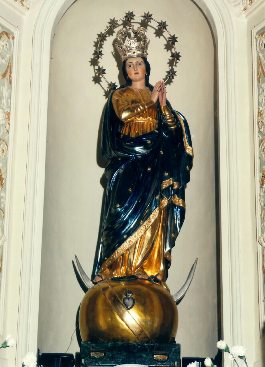 Madonna Immacolata (statua processionale) - ambito siciliano (Prima metà sec. XIX)