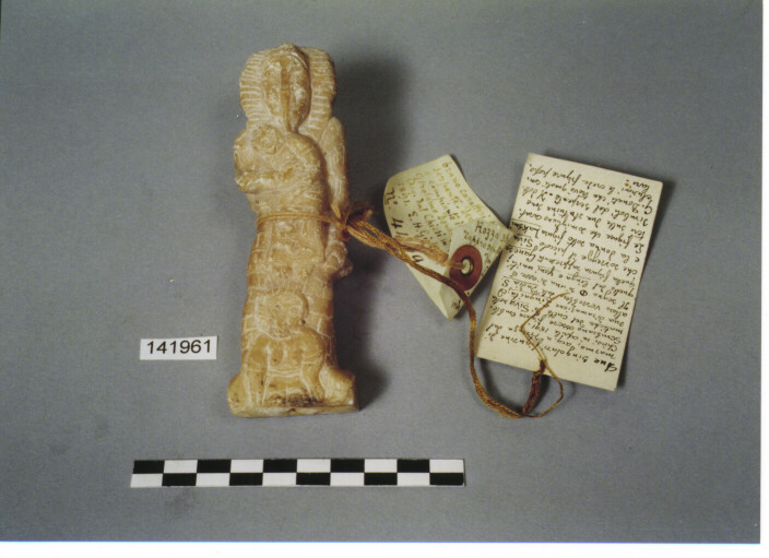 STATUETTA BIFRONTE - RELIGIOSO INDUISTA