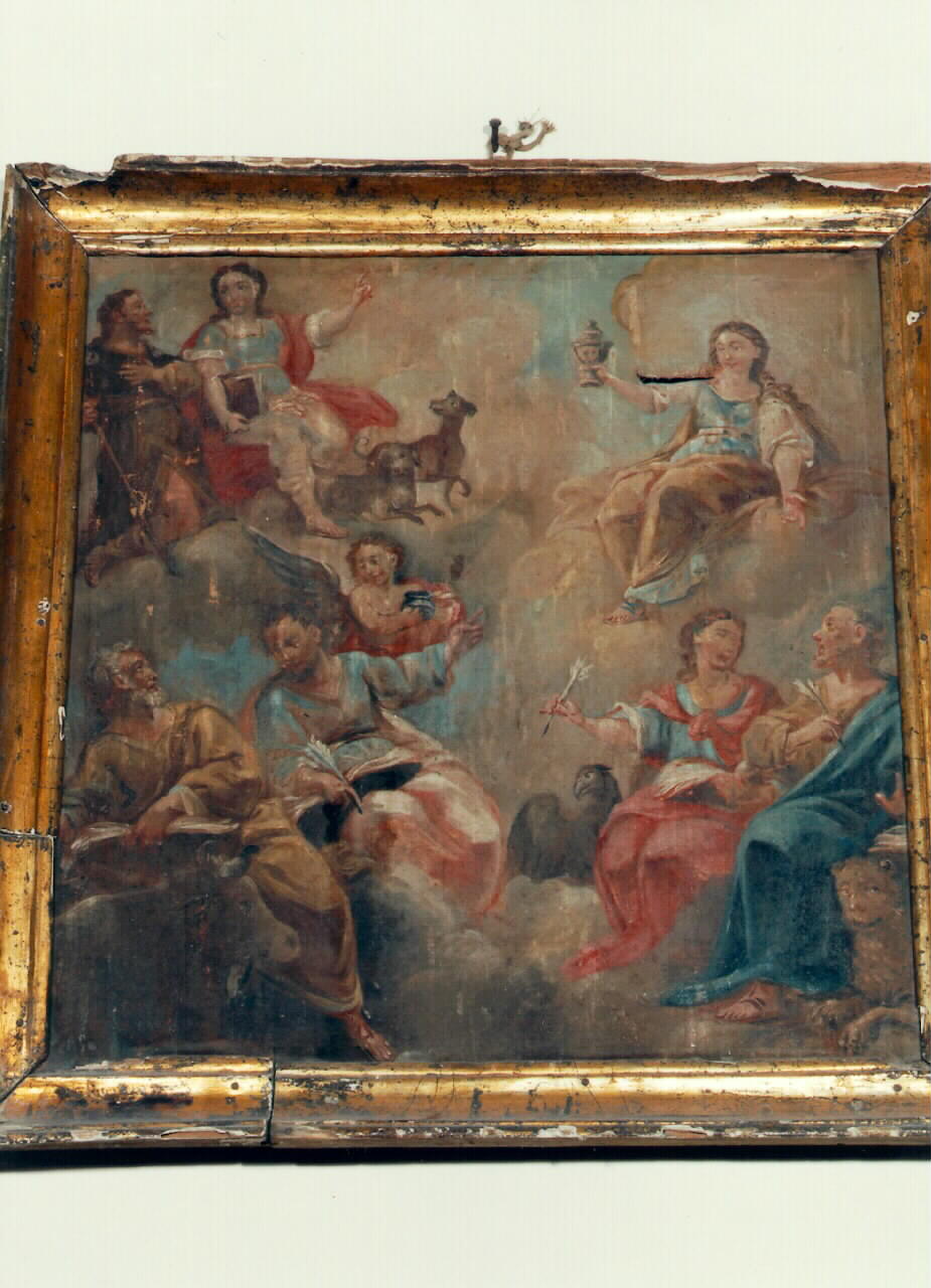 quattro evangelisti (dipinto) - ambito siciliano (fine sec. XVII)