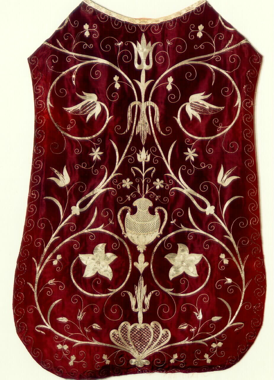 pianeta - manifattura siciliana (primo quarto sec. XIX)