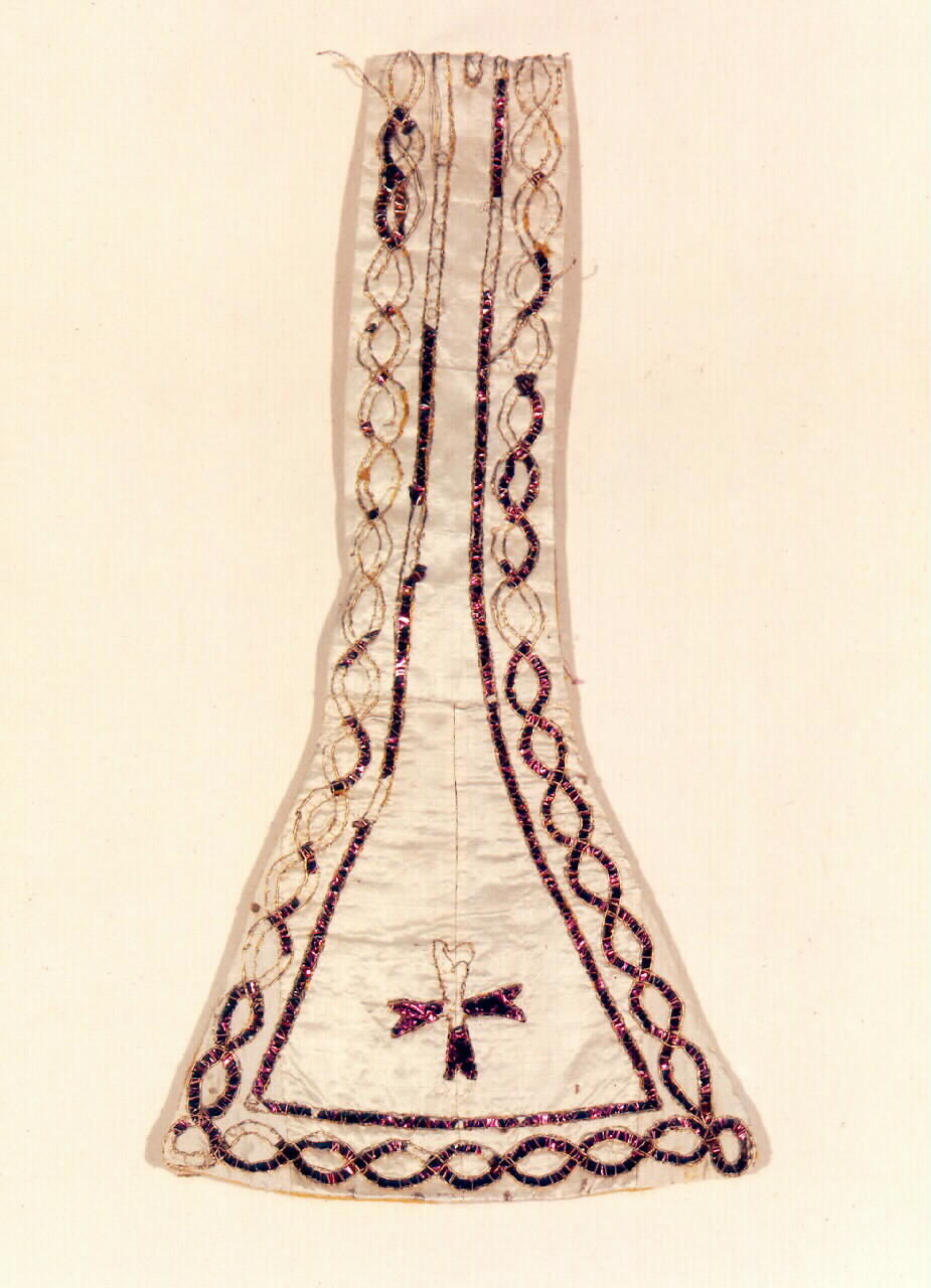 manipolo - manifattura siciliana (primo quarto sec. XX)