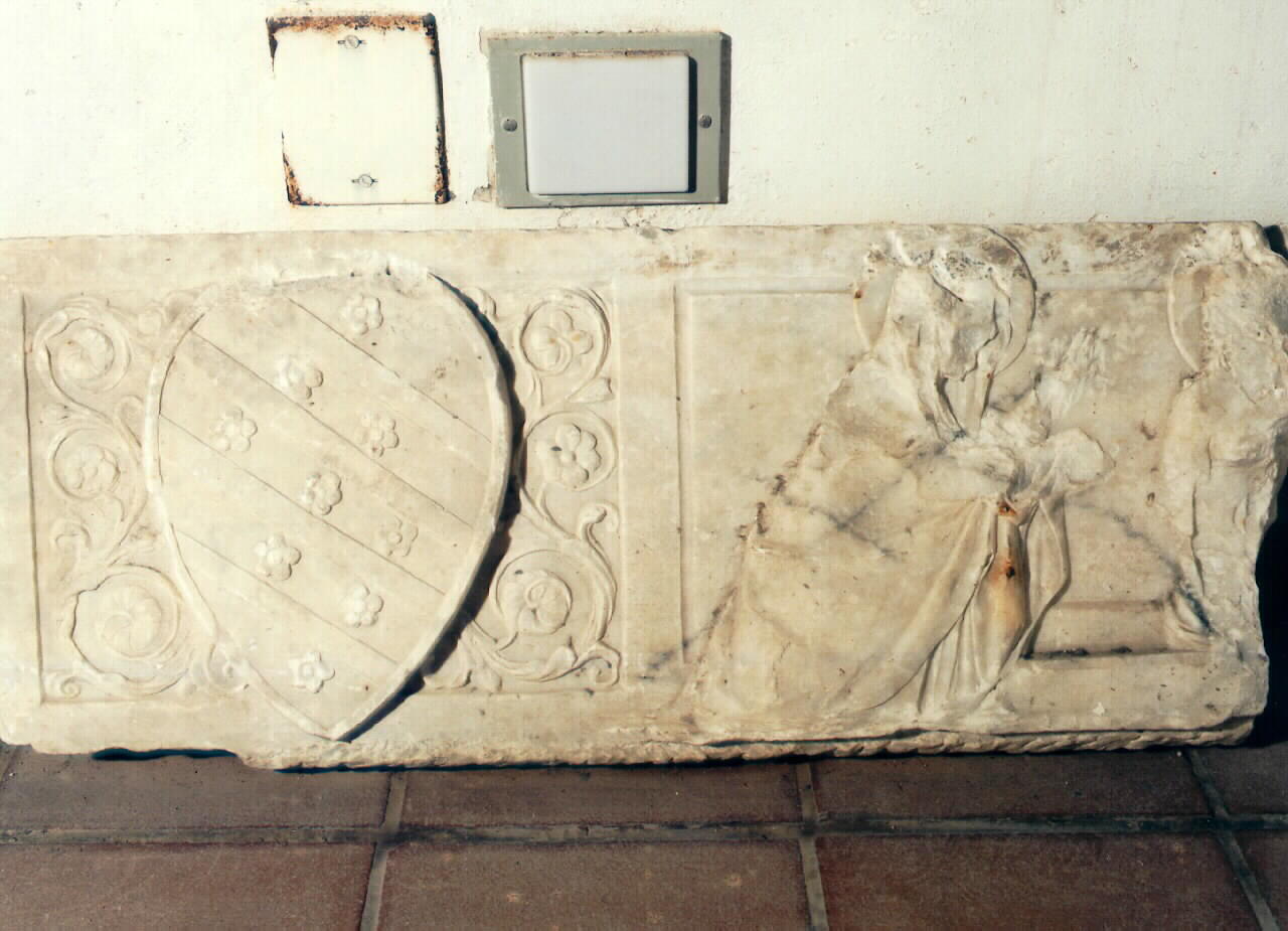 fregio a rilievo, frammento - ambito siciliano (sec. XV)