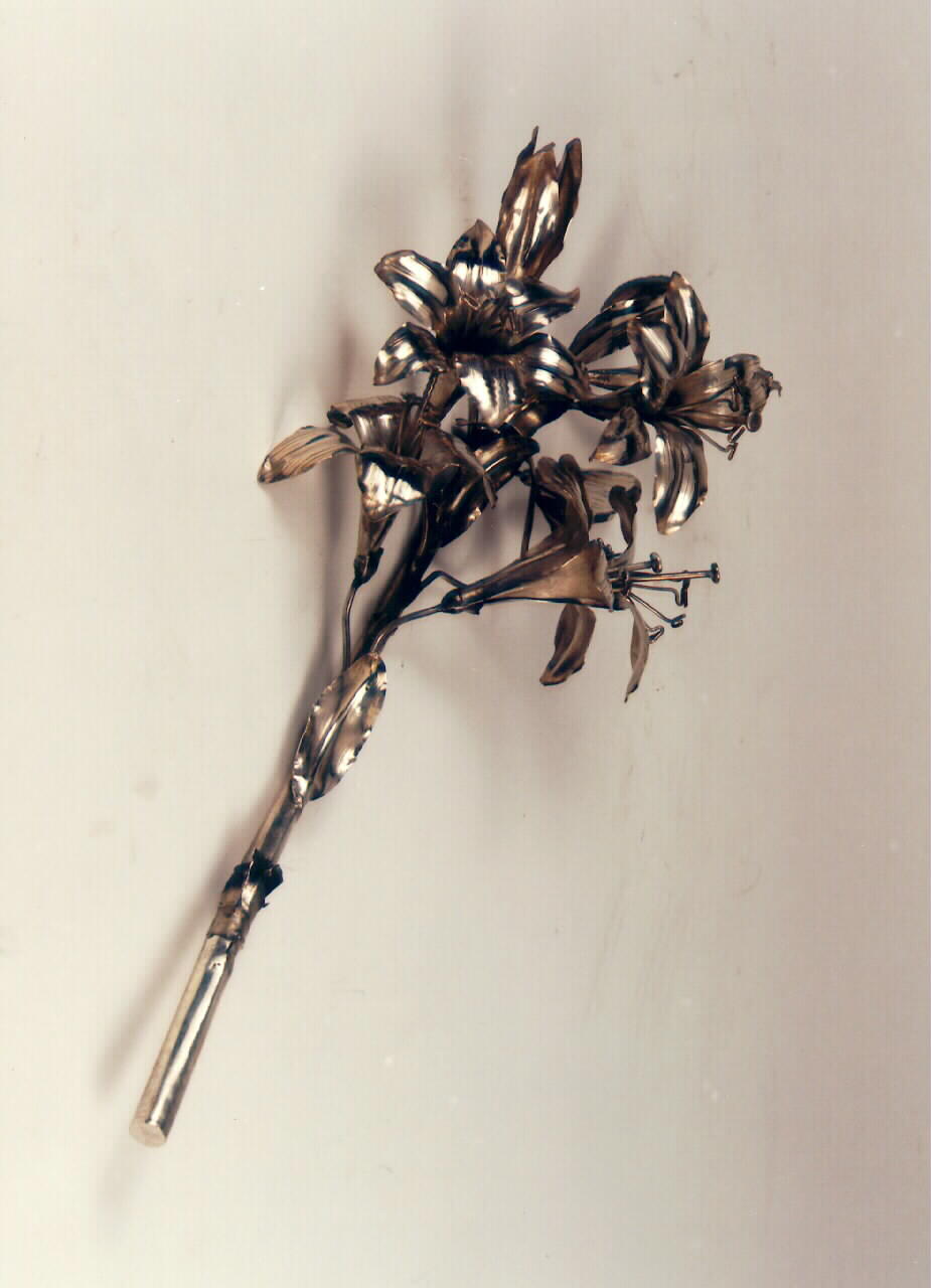 verga fiorita (attributo iconografico) - bottega siciliana (Seconda metà sec. XIX)