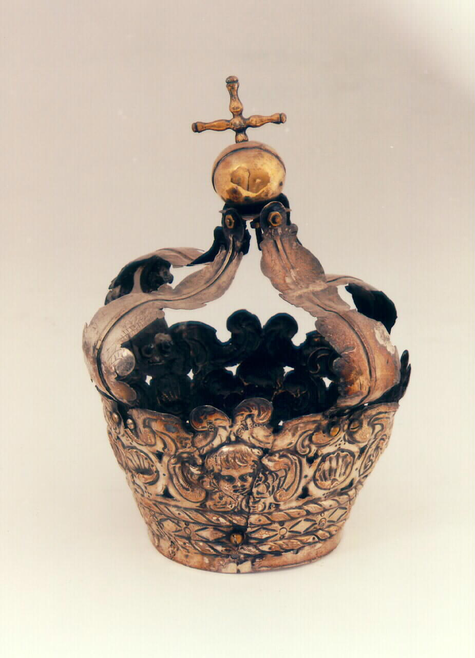 corona da statua - bottega siciliana (fine sec. XVII)