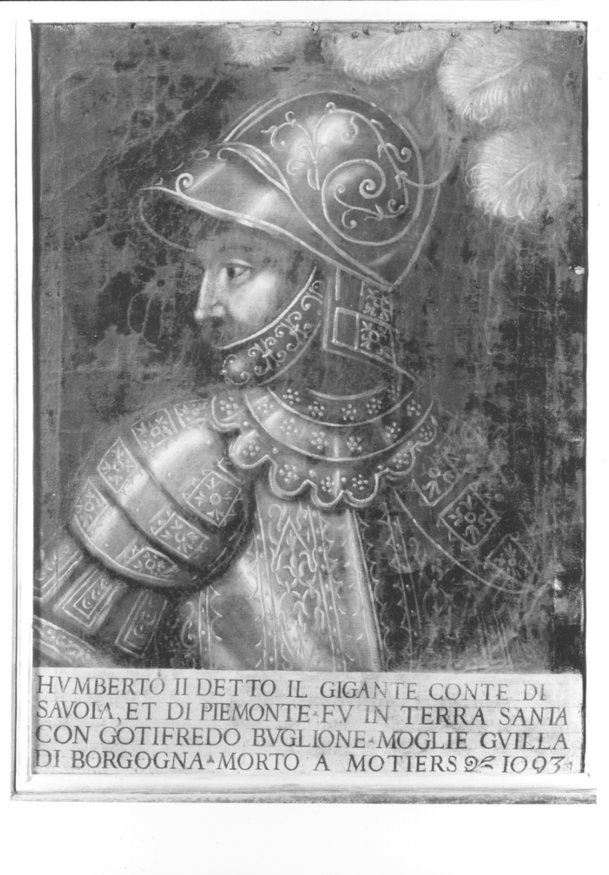 ritratto di Umberto II di Savoia (dipinto, opera isolata) - ambito piemontese (sec. XVII)