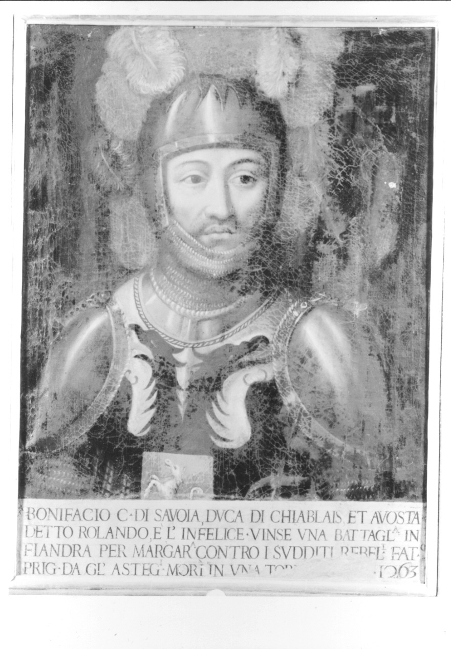 ritratto di Bonifacio di Savoia (dipinto, opera isolata) - ambito piemontese (sec. XVII)