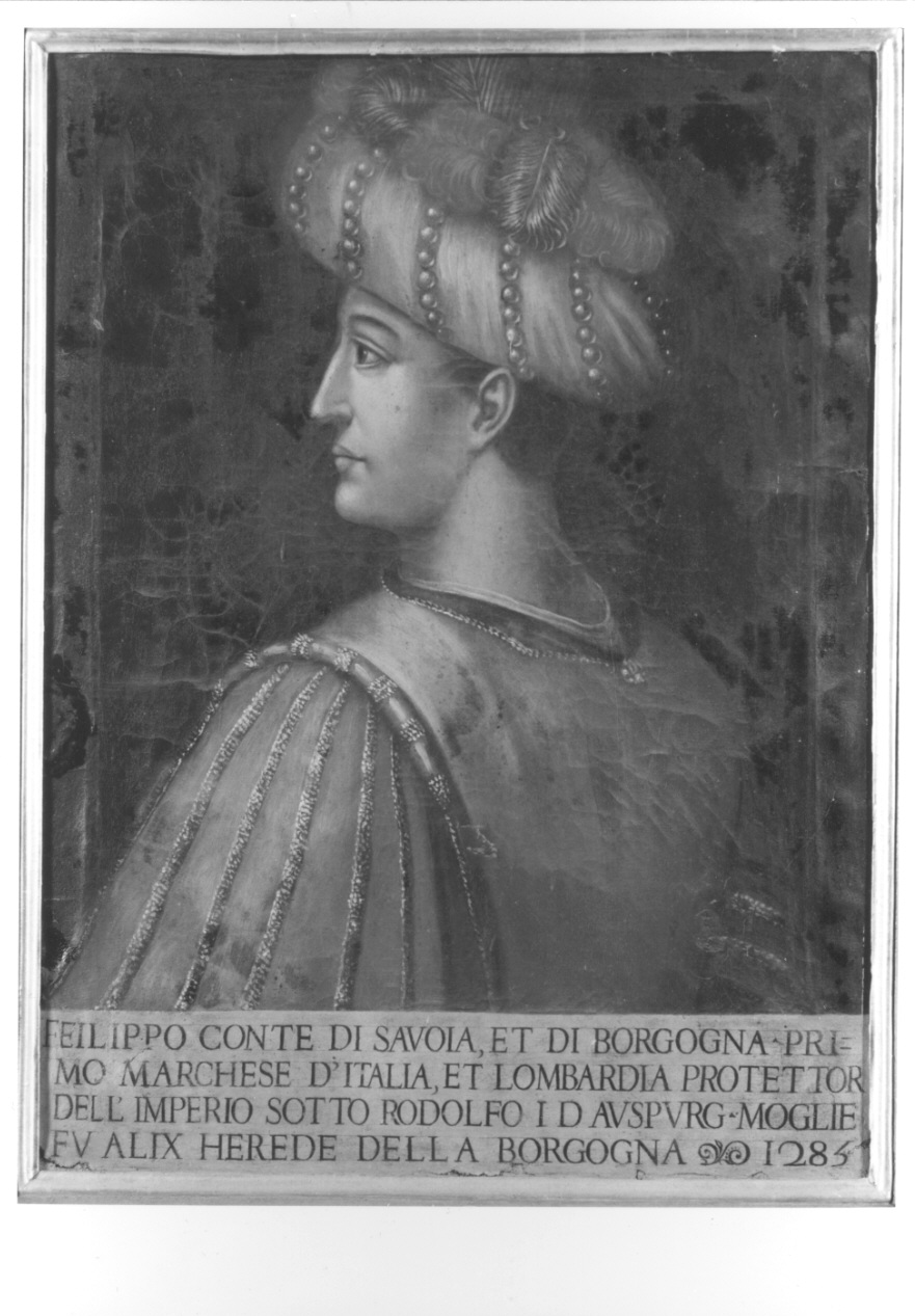 ritratto di Filippo I di Savoia (dipinto, opera isolata) - ambito piemontese (sec. XVII)