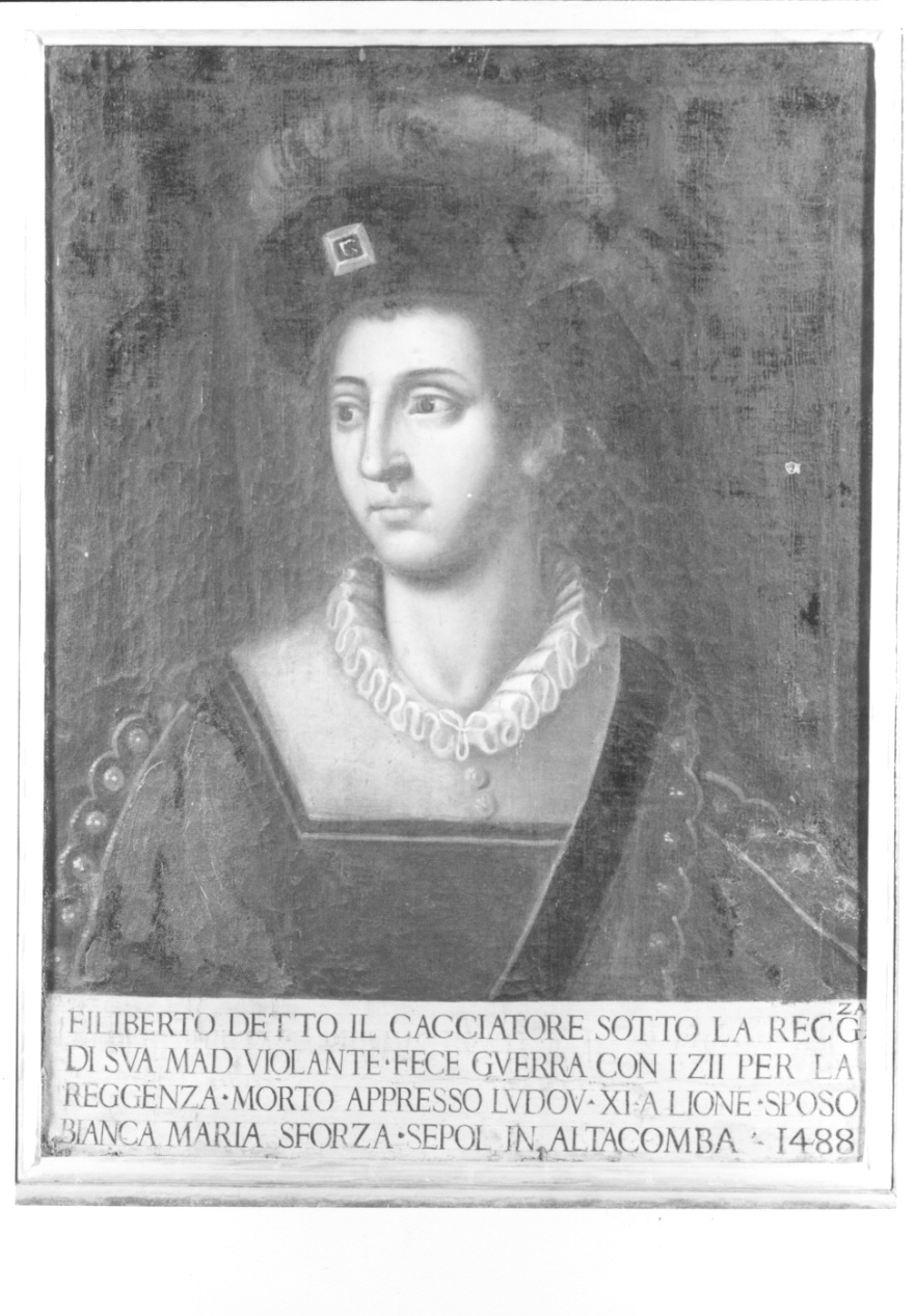 ritratto di Filiberto I di Savoia (dipinto, opera isolata) - ambito piemontese (sec. XVII)