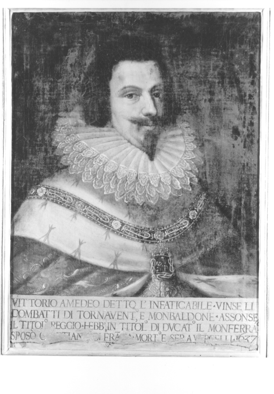 ritratto di Vittorio Amedeo I di Savoia (dipinto, opera isolata) - ambito piemontese (seconda metà sec. XVII)