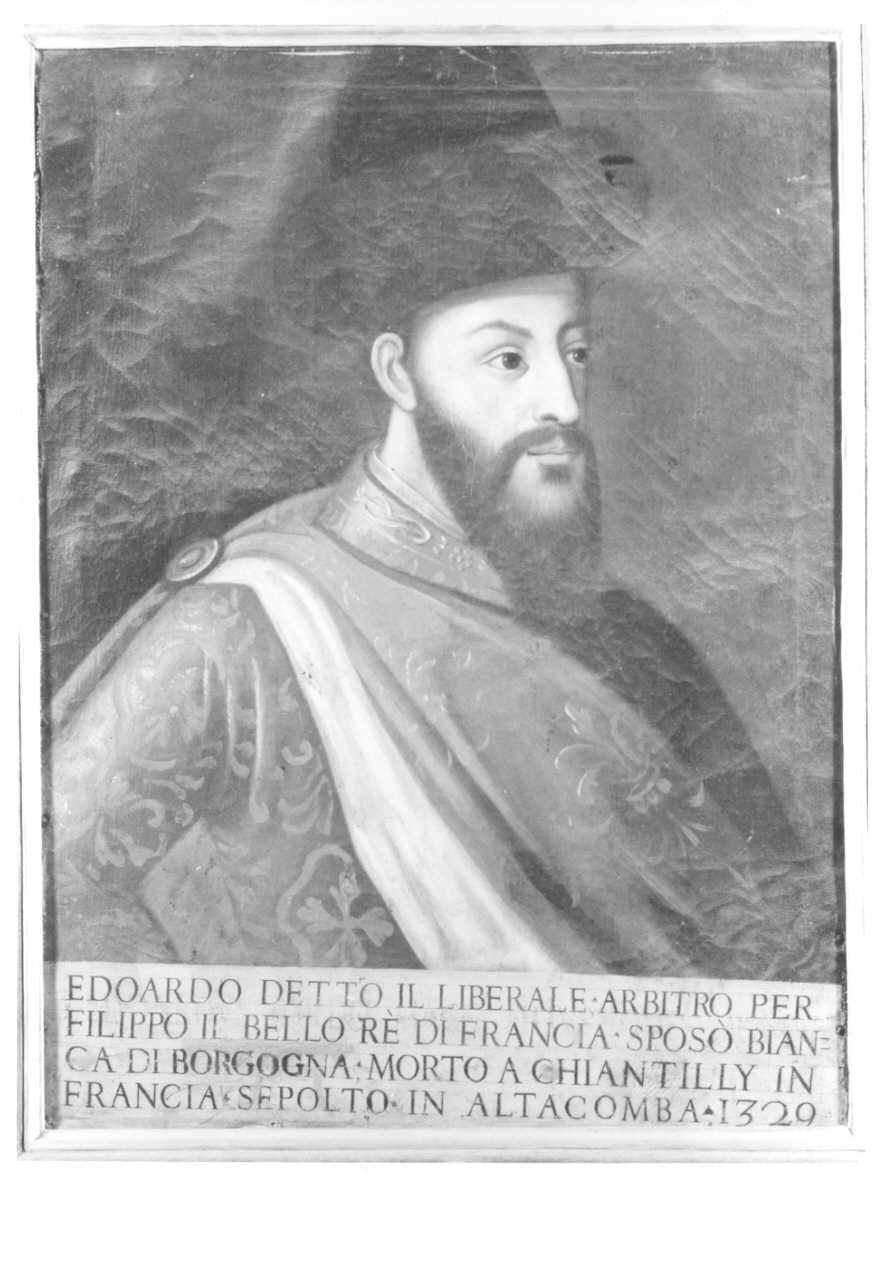 ritratto di Edoardo III (dipinto, opera isolata) - ambito piemontese (sec. XVII)