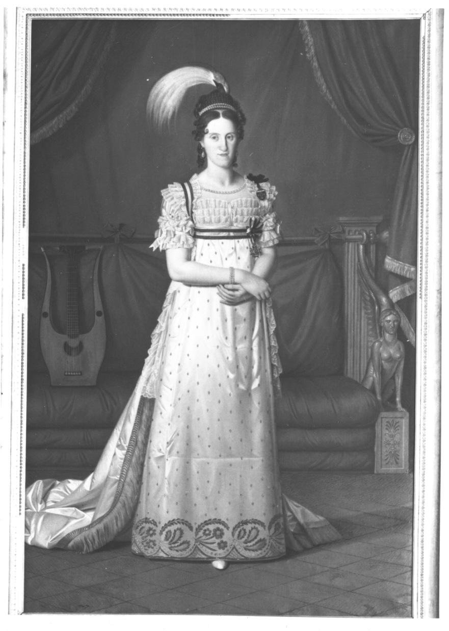 ritratto di Maria Cristina di Borbone (dipinto, opera isolata) di Berger Giacomo (primo quarto sec. XIX)