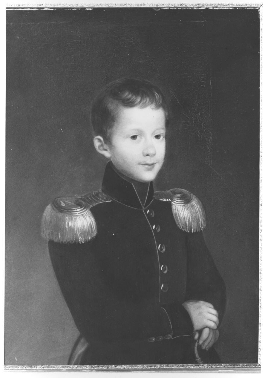 ritratto di Vittorio Emanuele duca di Savoia fanciullo (dipinto, opera isolata) - ambito piemontese (secondo quarto sec. XIX)