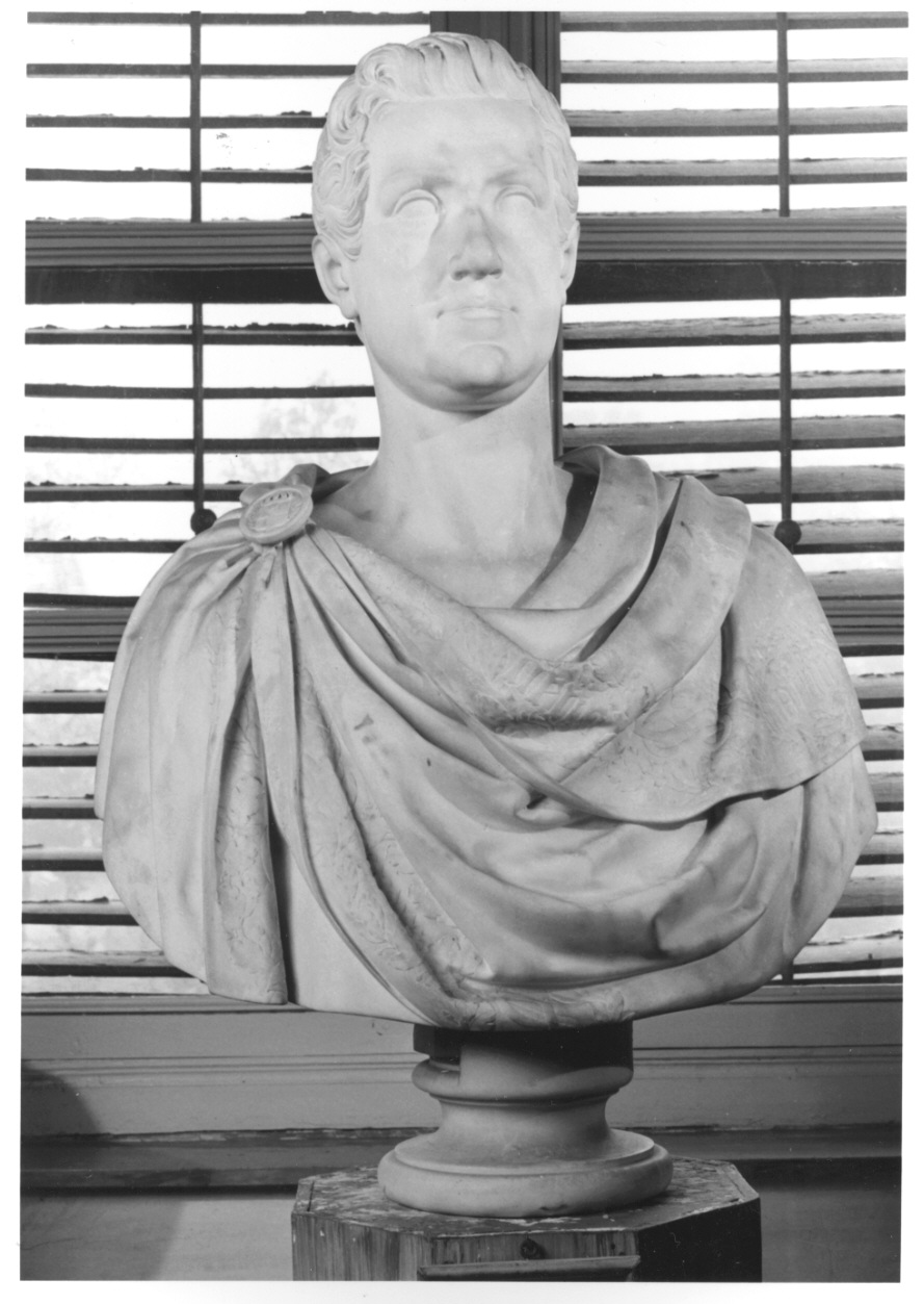 busto ritratto di Carlo Alberto di Savoia (busto, opera isolata) di Cacciatori Benedetto (secondo quarto sec. XIX)