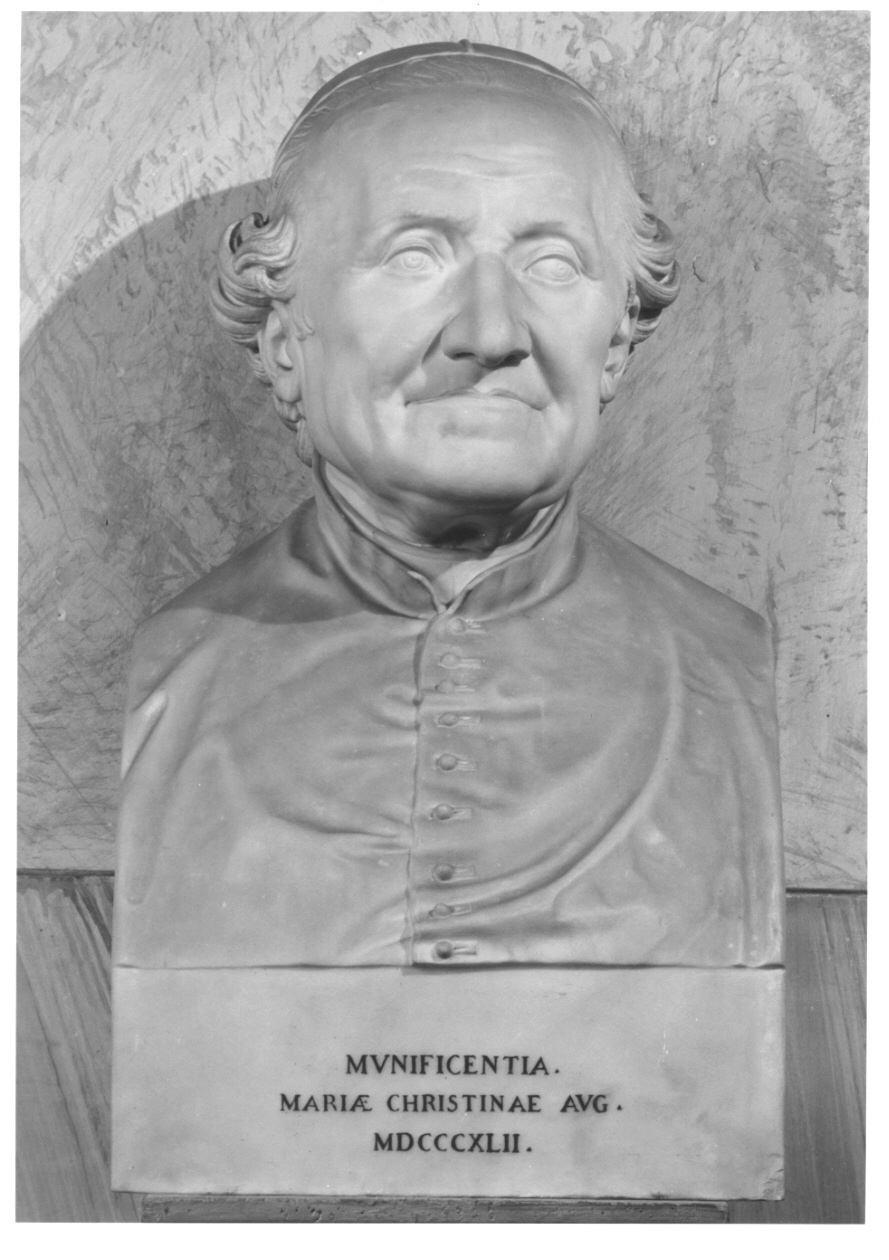 busto ritratto dell'abate Carlo Denina (busto, opera isolata) di Canigia Carlo (prima metà sec. XIX)