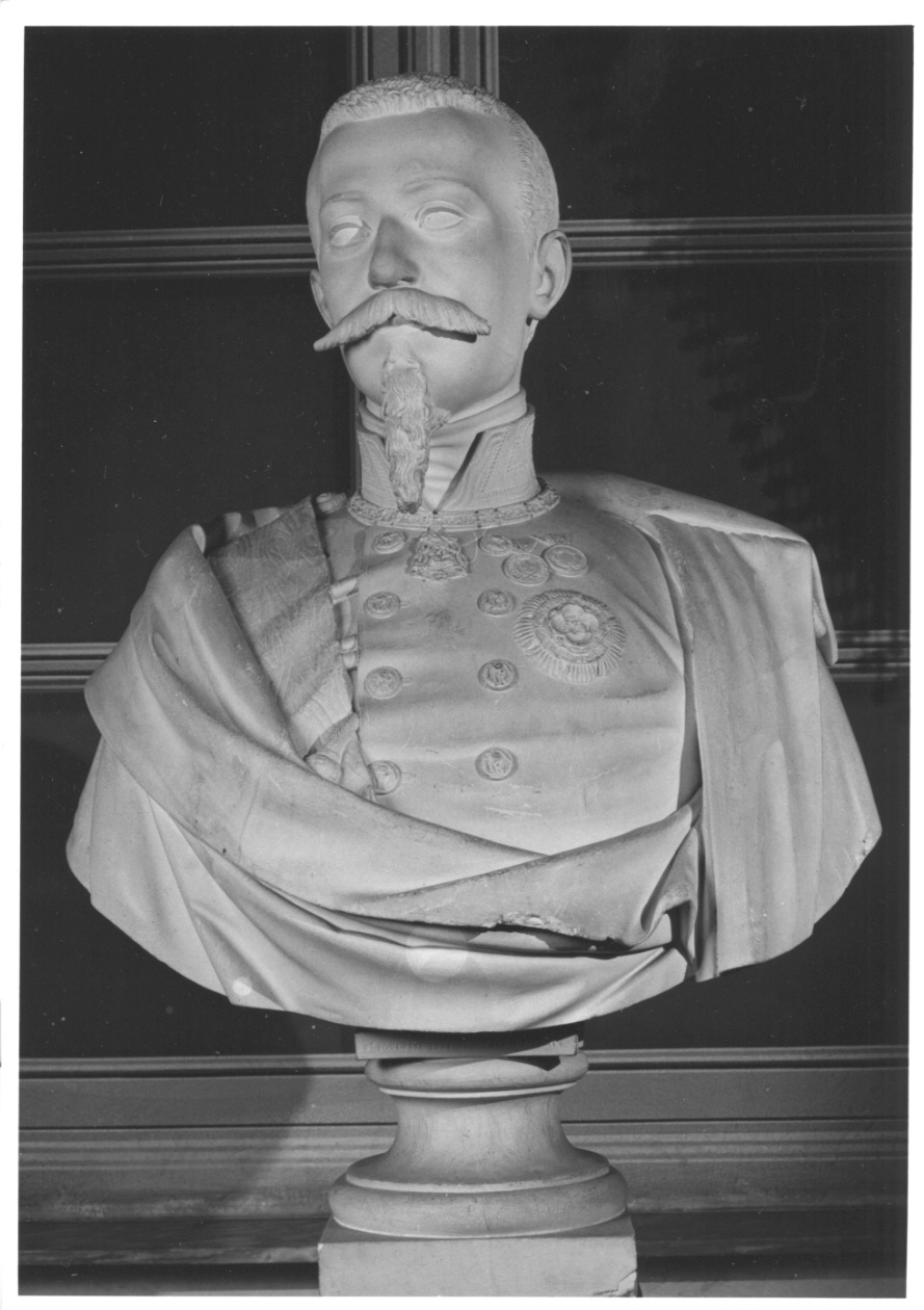 busto ritratto di Ferdinando duca d'Aosta (busto, opera isolata) - ambito italiano (metà sec. XIX)