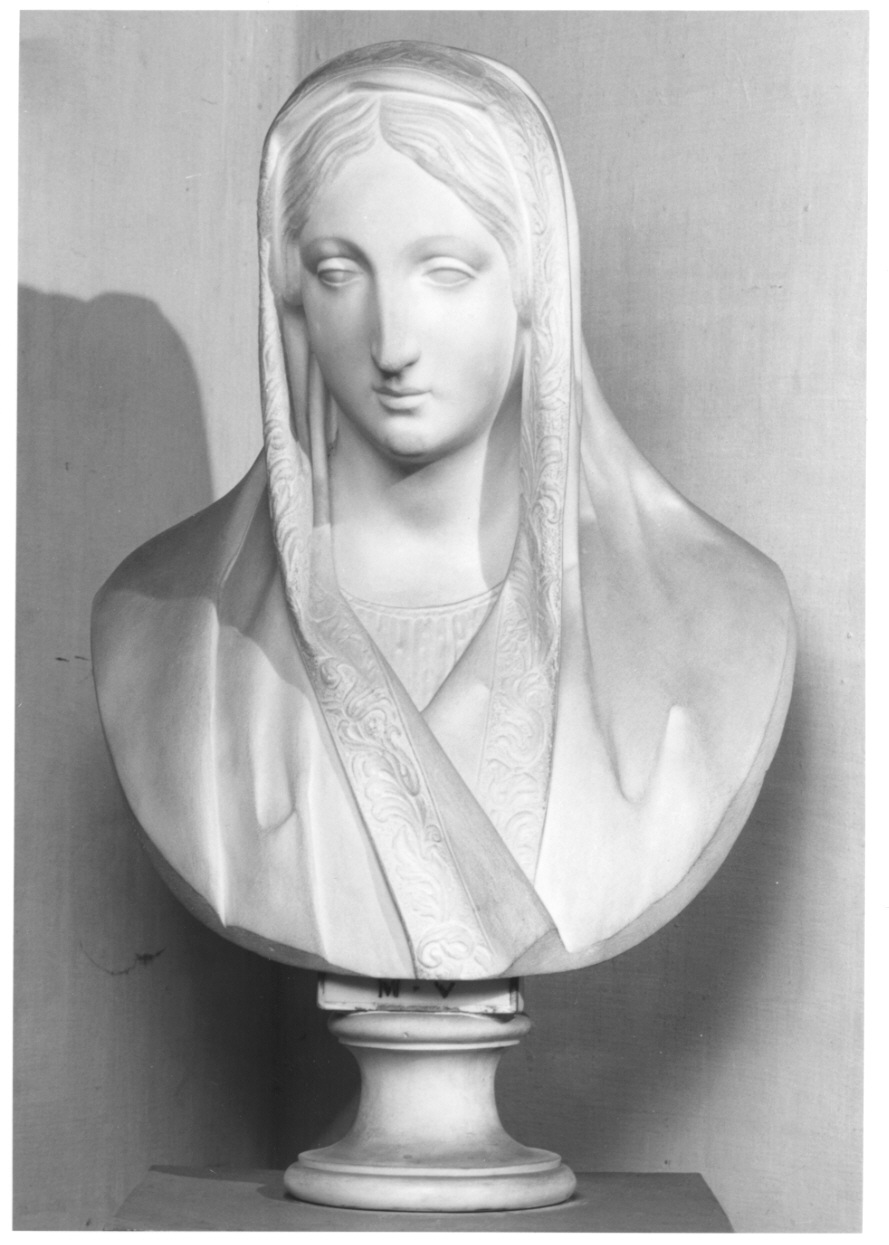 busto della Madonna (busto, opera isolata) di Legnani Giovanni (metà sec. XIX)