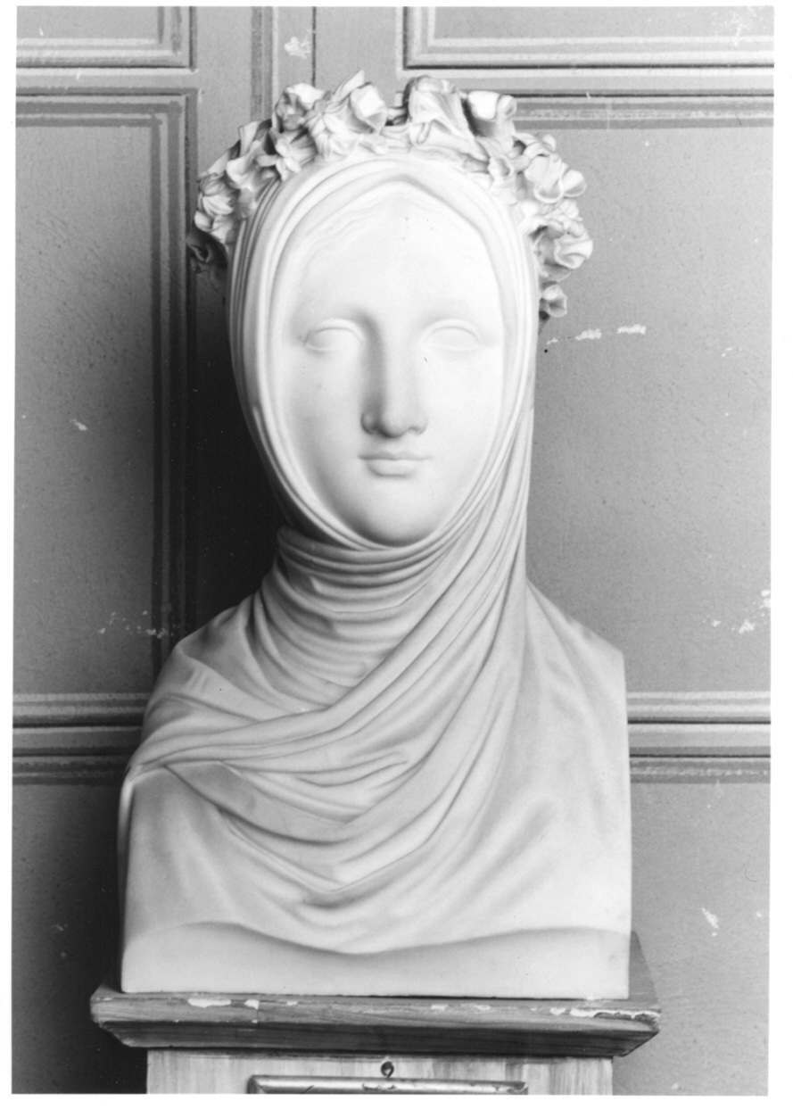 busto di vestale (busto, opera isolata) di Marchesi Pompeo (secondo quarto sec. XIX)