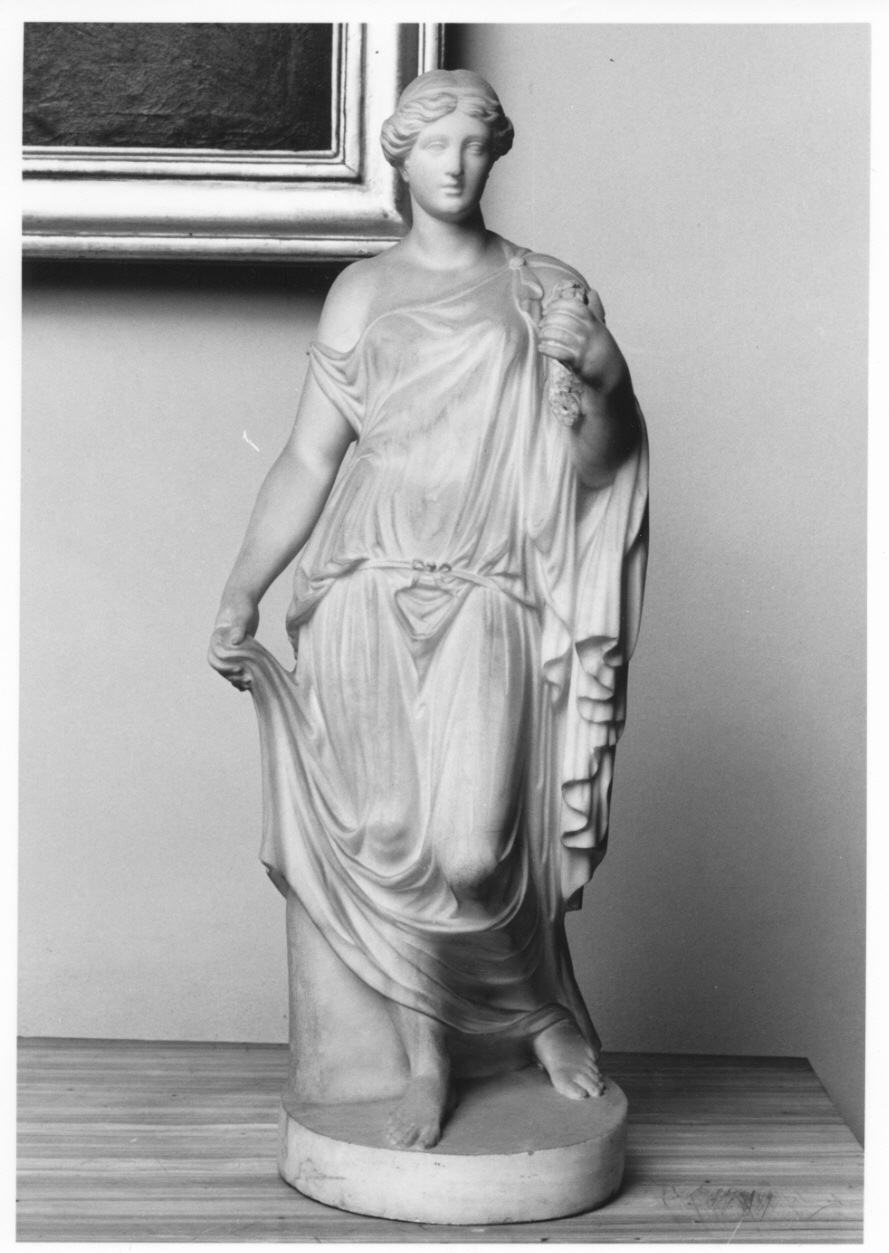 donna con corona di fiori (statua, opera isolata) di Cacciatori Benedetto (attribuito) (prima metà sec. XIX)