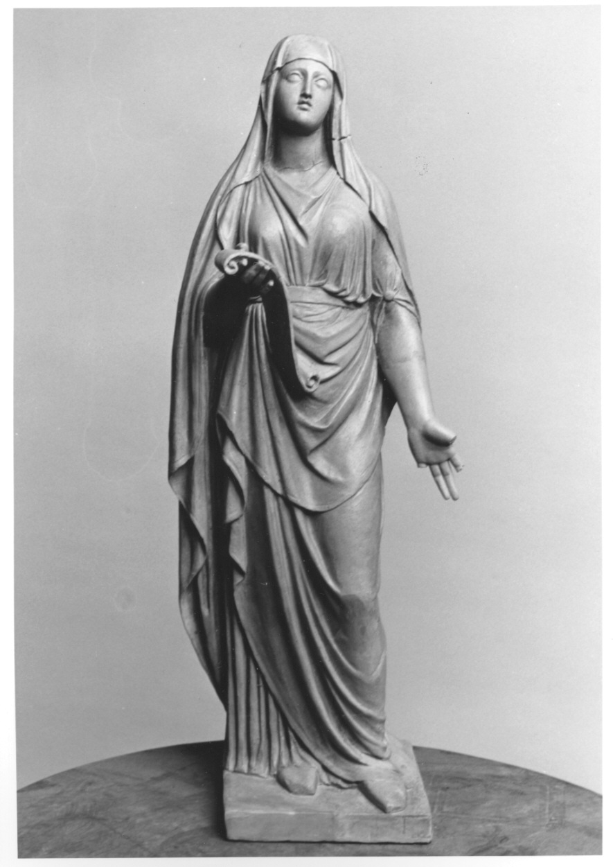 pleureuse (statuetta, opera isolata) di Cacciatori Benedetto (cerchia) (secondo quarto sec. XIX)