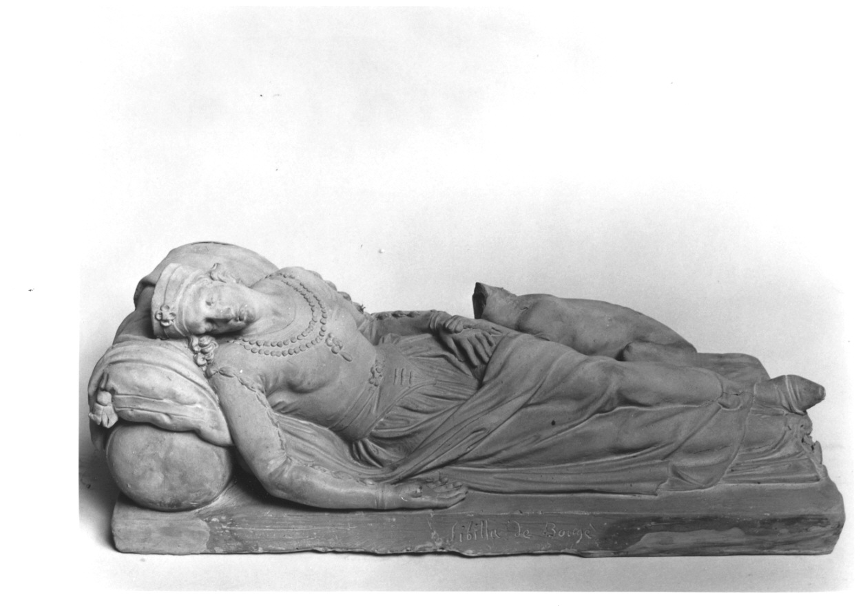 Sibilla di Bougé (scultura, opera isolata) di Cacciatori Benedetto (prima metà sec. XIX)