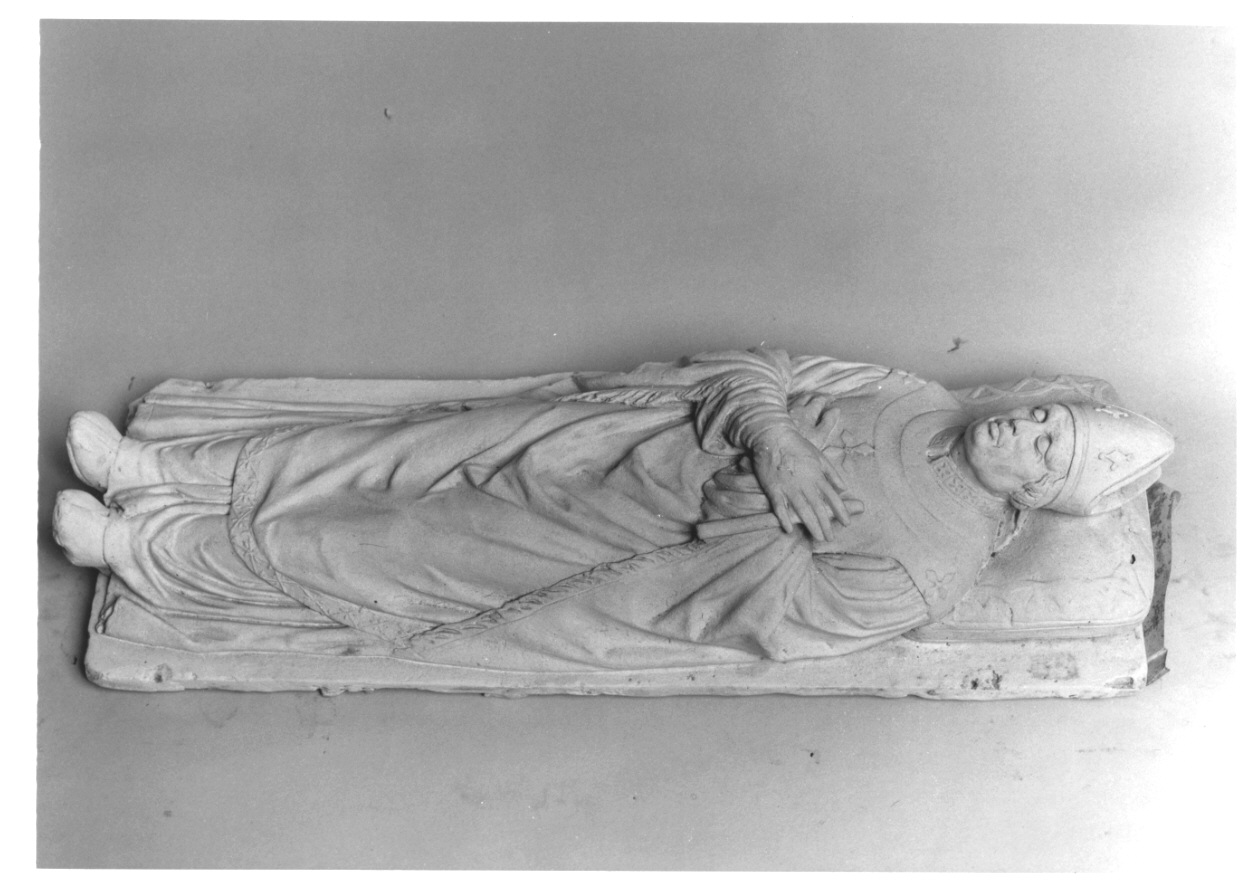 Beato Bonifacio di Savoia vescovo di Canterbury (scultura, opera isolata) di Cacciatori Benedetto (prima metà sec. XIX)