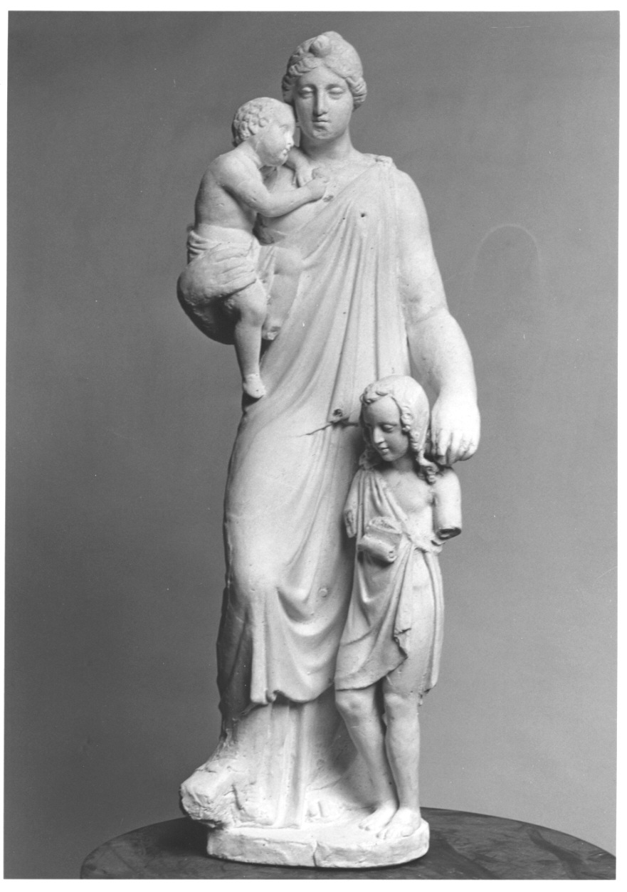 Carità (statuetta, opera isolata) di Cacciatori Benedetto (prima metà sec. XIX)