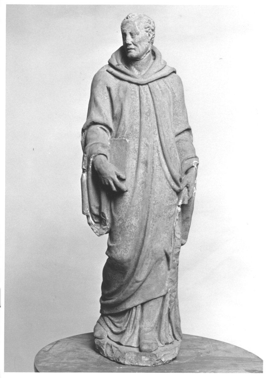 San Nicola da Tolentino (scultura, opera isolata) di Cacciatori Benedetto (secondo quarto sec. XIX)