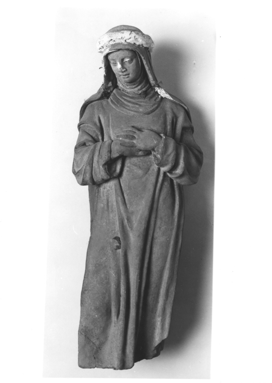 Santa (scultura, opera isolata) di Cacciatori Benedetto (secondo quarto sec. XIX)