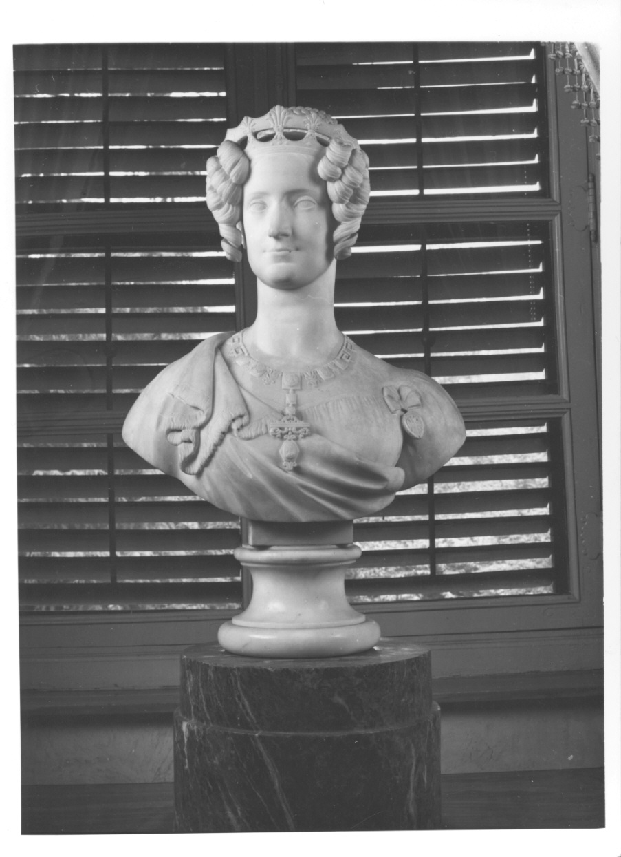 busto ritratto di Maria Teresa d'Austria (busto, opera isolata) di Moccia Antonio (secondo quarto sec. XIX)