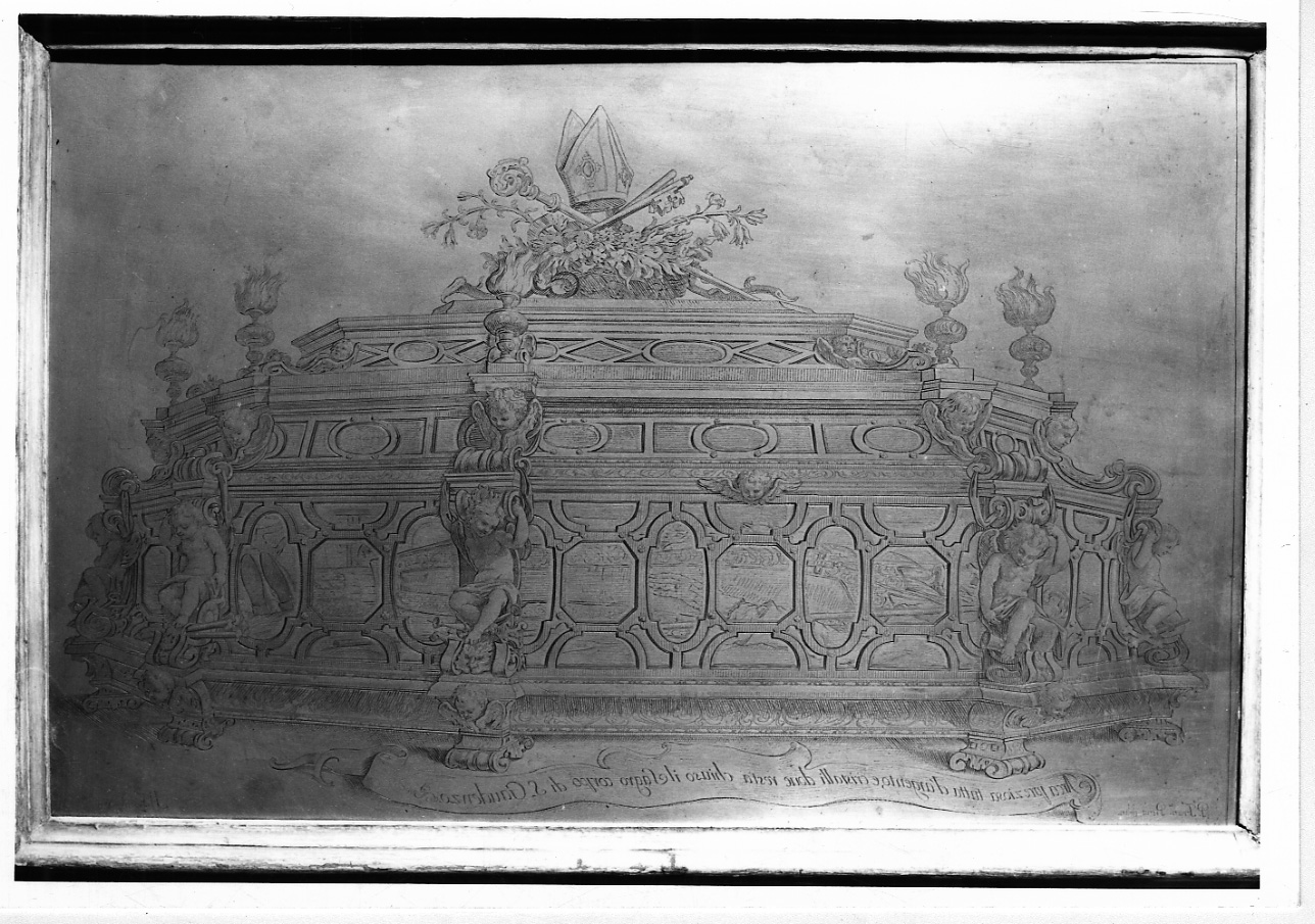 arca di San Gaudenzio (matrice, elemento d'insieme) di Prina Pietro Francesco (primo quarto sec. XVIII)