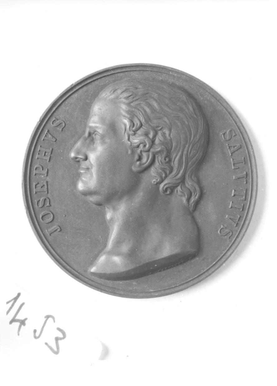 ritratto di Giuseppe Saluzzo (medaglia, opera isolata) di Galeazzi Gaspare (sec. XIX)