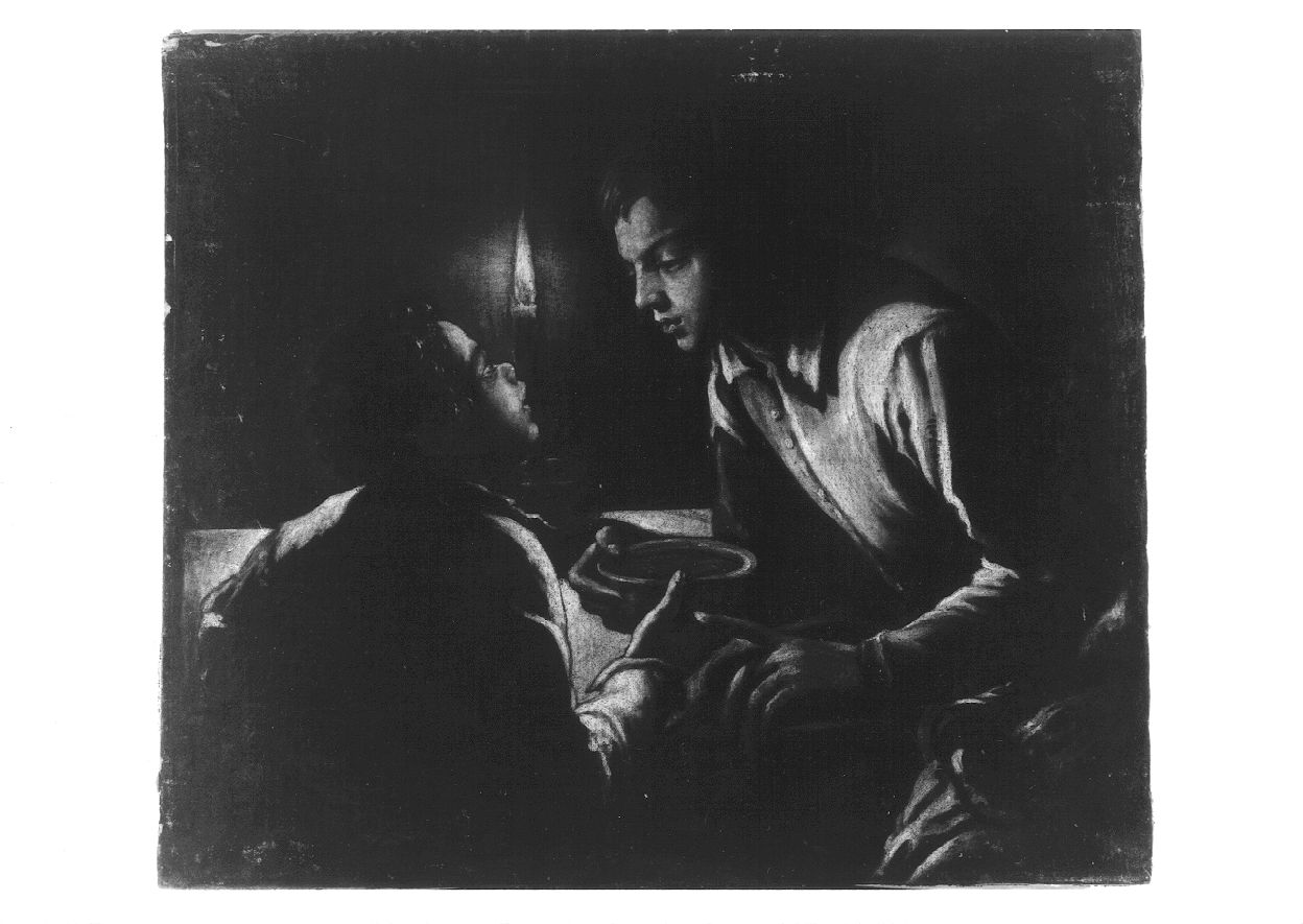 Esaù vende la primogenitura a Giacobbe (dipinto, opera isolata) di Da Ponte Jacopo detto Jacopo Bassano (bottega) (seconda metà sec. XVI)