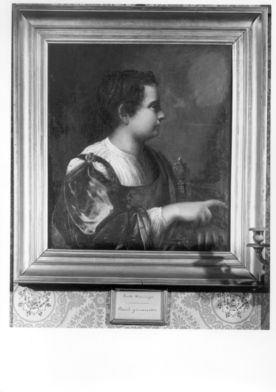 David giovinetto, Santa (dipinto, opera isolata) - ambito piemontese (secondo quarto sec. XIX)