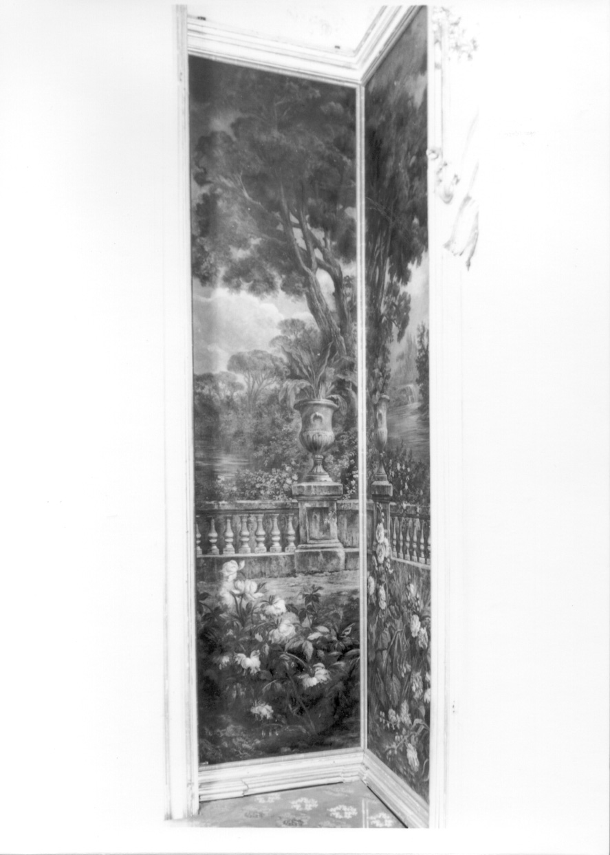 giardino (dipinto, elemento d'insieme) di Isabella di Baviera (ultimo quarto sec. XIX)