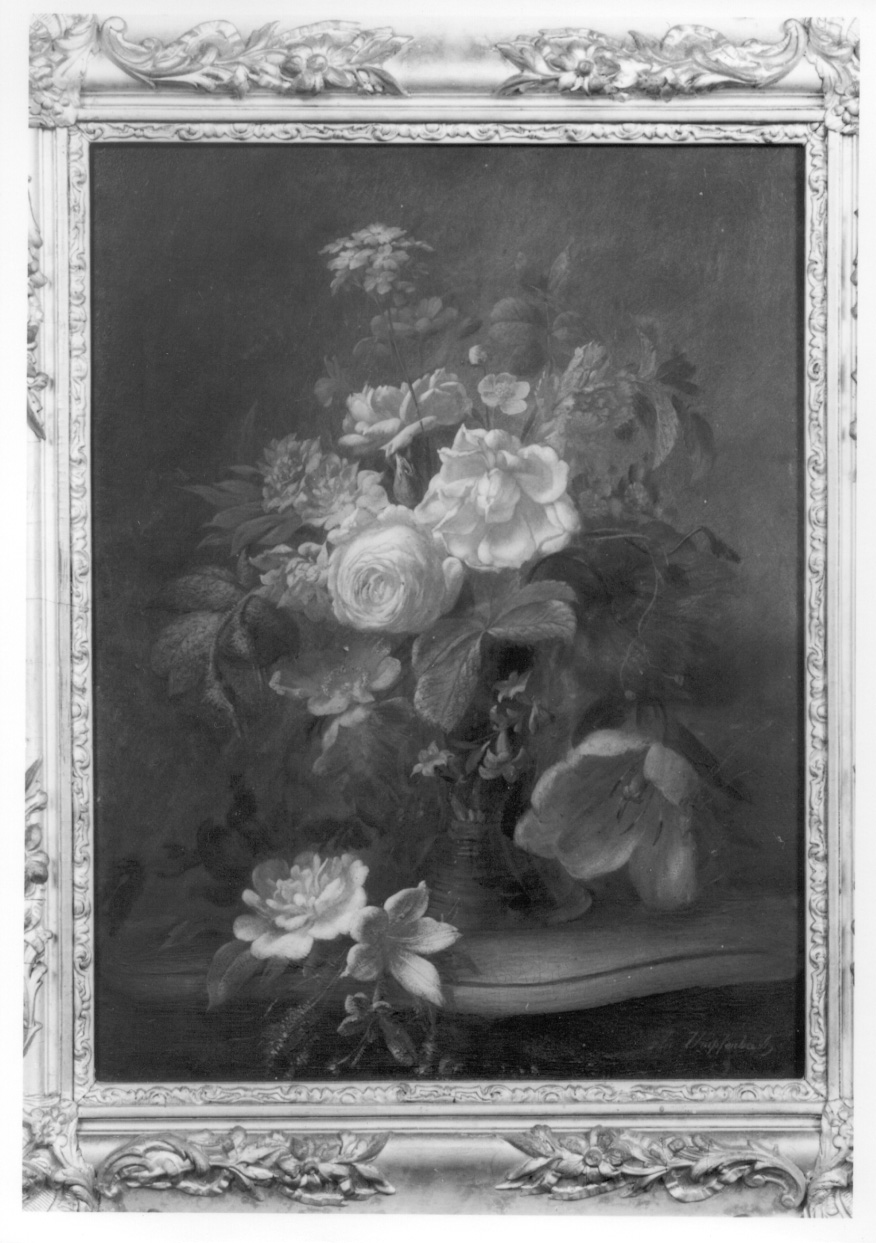 vaso con fiori (dipinto, opera isolata) di Umpfenbach Anton Elias (metà sec. XIX)