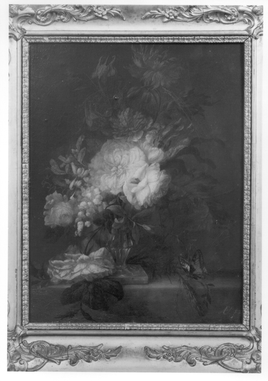 vaso con fiori (dipinto, opera isolata) di Umpfenbach Anton Elias (metà sec. XIX)