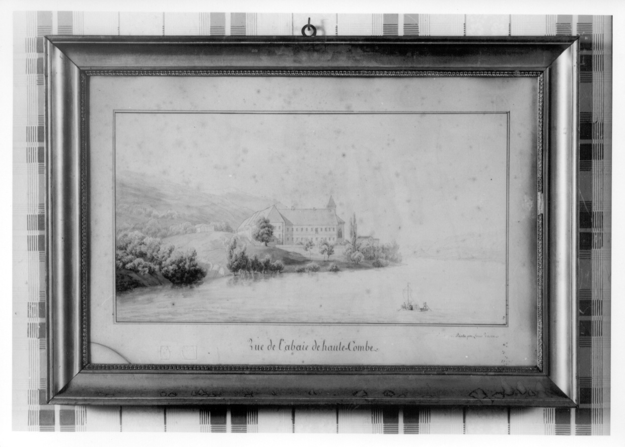 veduta di Altacomba (dipinto, opera isolata) di Vacca Luigi (secondo quarto sec. XIX)