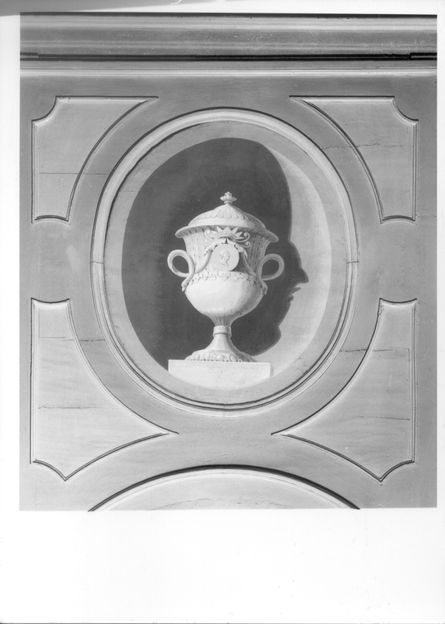 vaso (sovrapporta, elemento d'insieme) - ambito piemontese (secondo quarto sec. XIX)