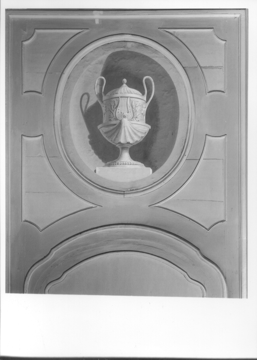 vaso (sovrapporta, elemento d'insieme) - ambito piemontese (secondo quarto sec. XIX)