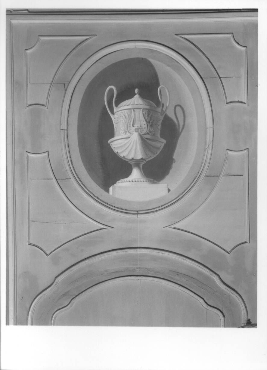 vaso (sovrapporta, elemento d'insieme) - ambito piemontese (secondo quarto sec. XIX)