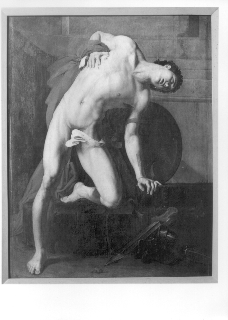 gladiatore (dipinto, opera isolata) di Barne Luigi (primo quarto sec. XIX)
