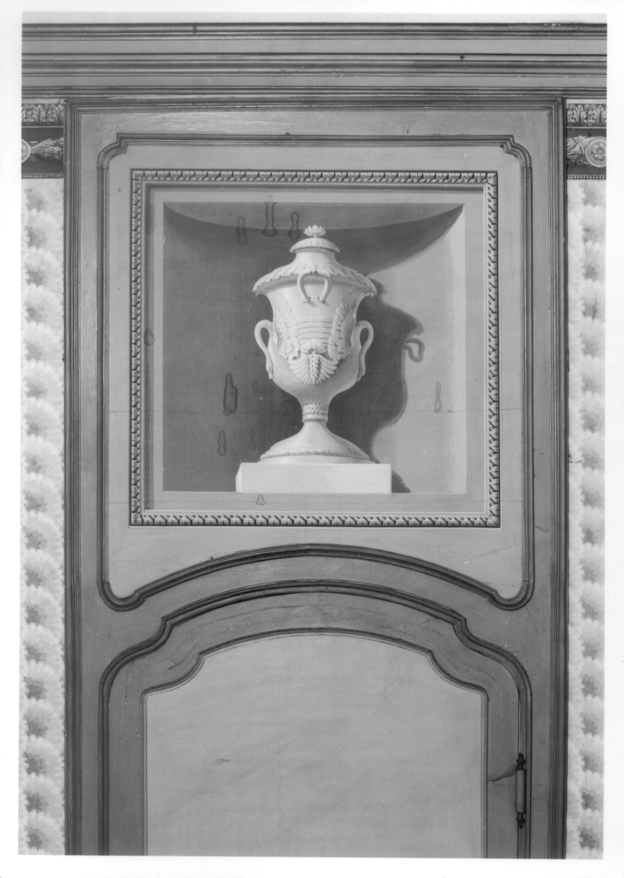 vaso (sovrapporta, elemento d'insieme) - ambito piemontese (secondo quarto sec. XIX)