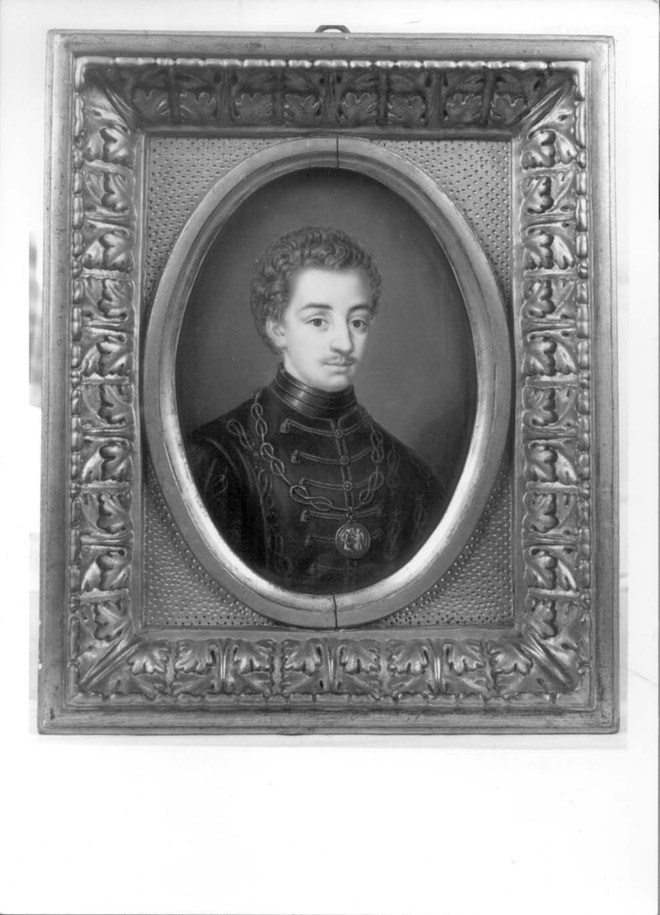 ritratto di Amedeo VI di Savoia (miniatura, opera isolata) - ambito piemontese (seconda metà sec. XVIII)