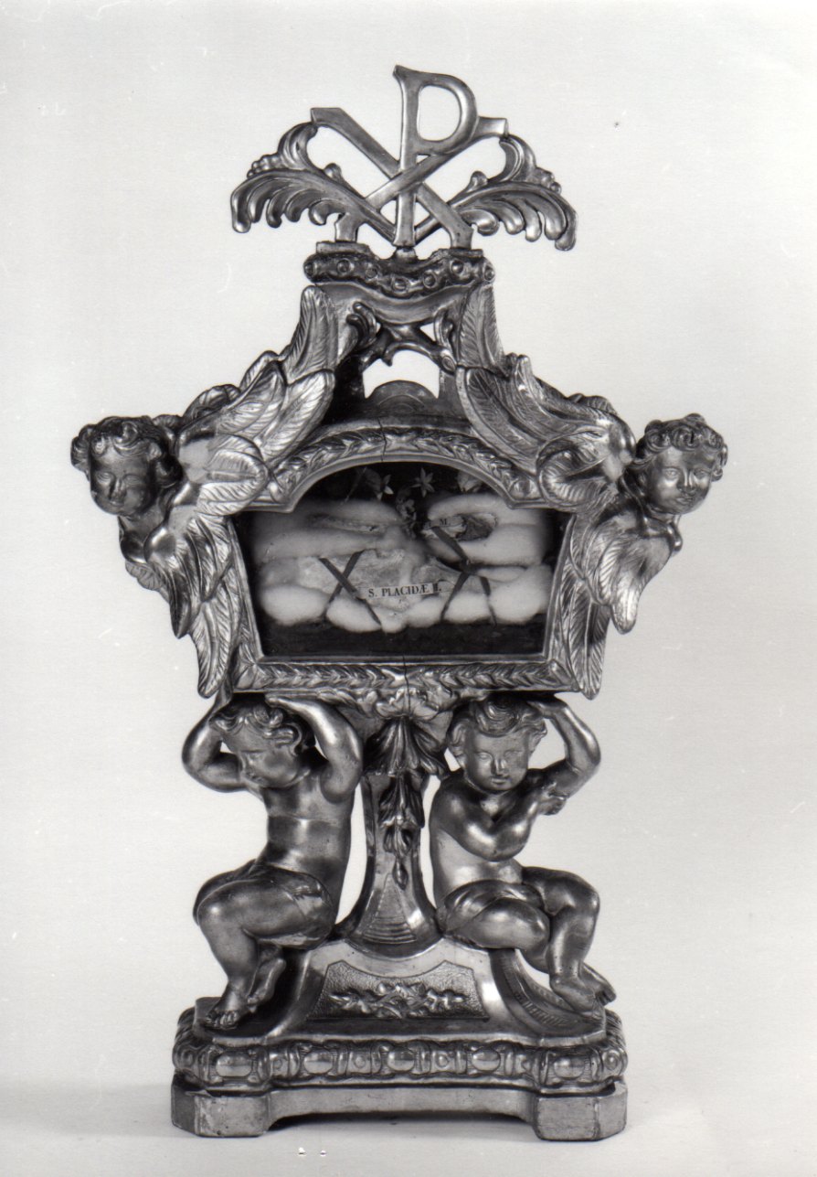 angioletti e putti (reliquiario, serie) - bottega piemontese (seconda metà sec. XVIII)