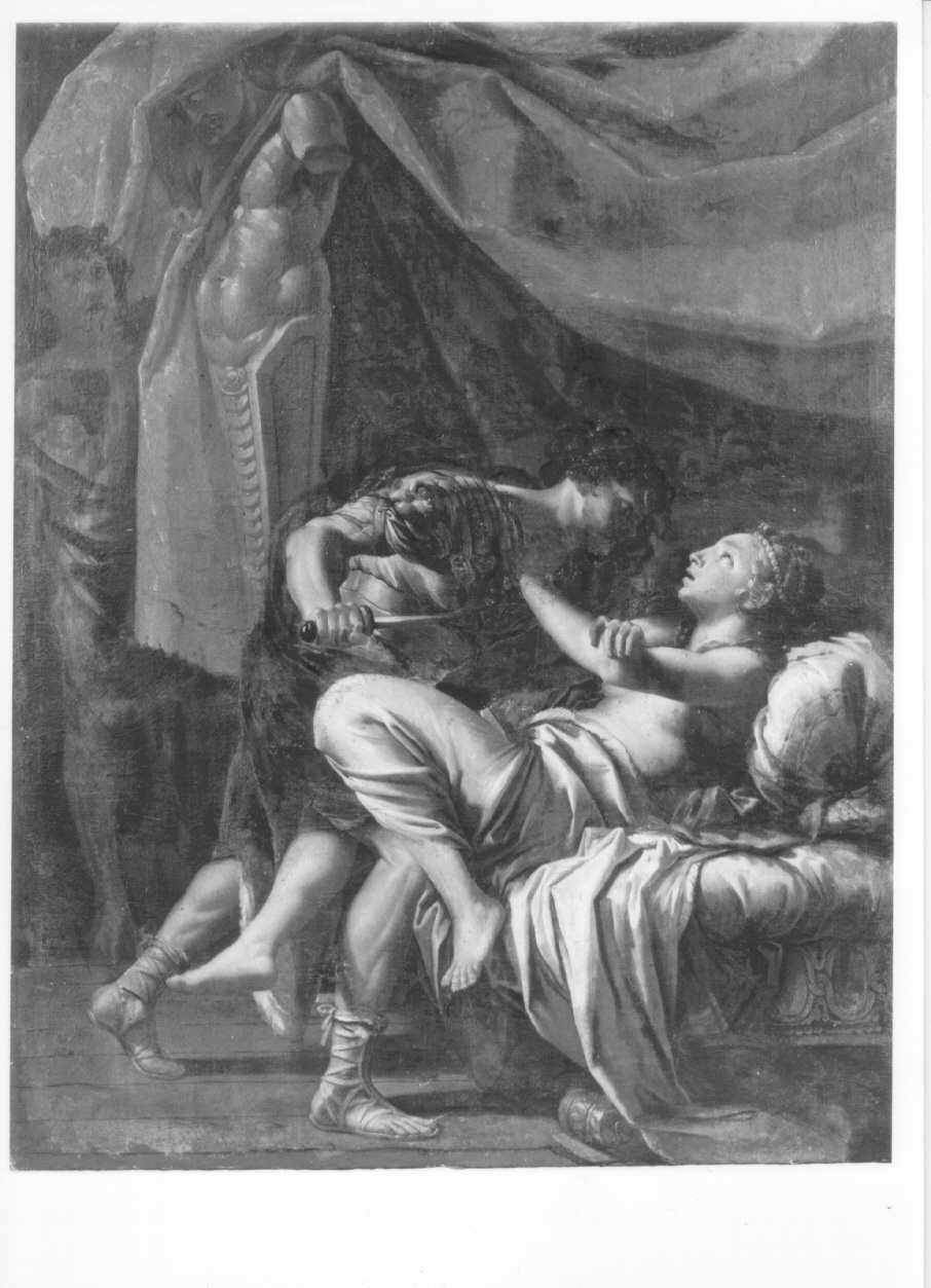 Tarquinio e Lucrezia (dipinto, opera isolata) di Trevisani Francesco (primo quarto sec. XVIII)