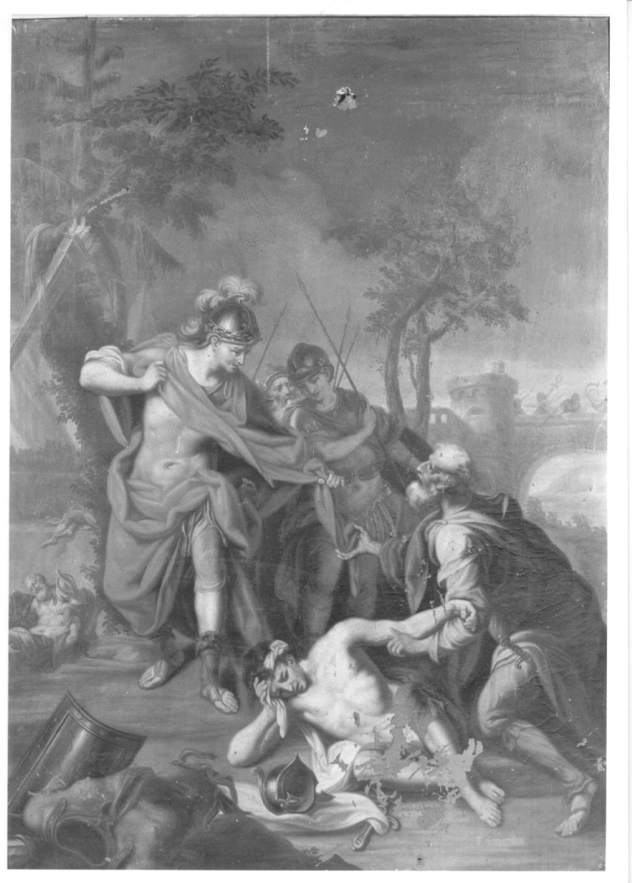 guerrieri (dipinto, opera isolata) di Molinari Giovanni Domenico (attribuito) (terzo quarto sec. XVIII)