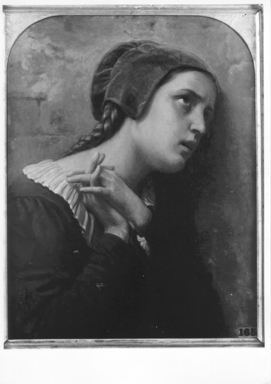 LINDA DI CHAMOUNIX, ritratto di Linda di Chamounix (dipinto, opera isolata) di Dell'Acqua Adelaide (terzo quarto sec. XIX)