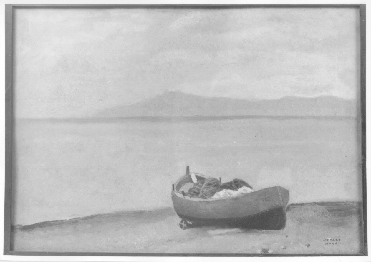 marina (dipinto, opera isolata) di Maggi Cesare (secondo quarto sec. XX)