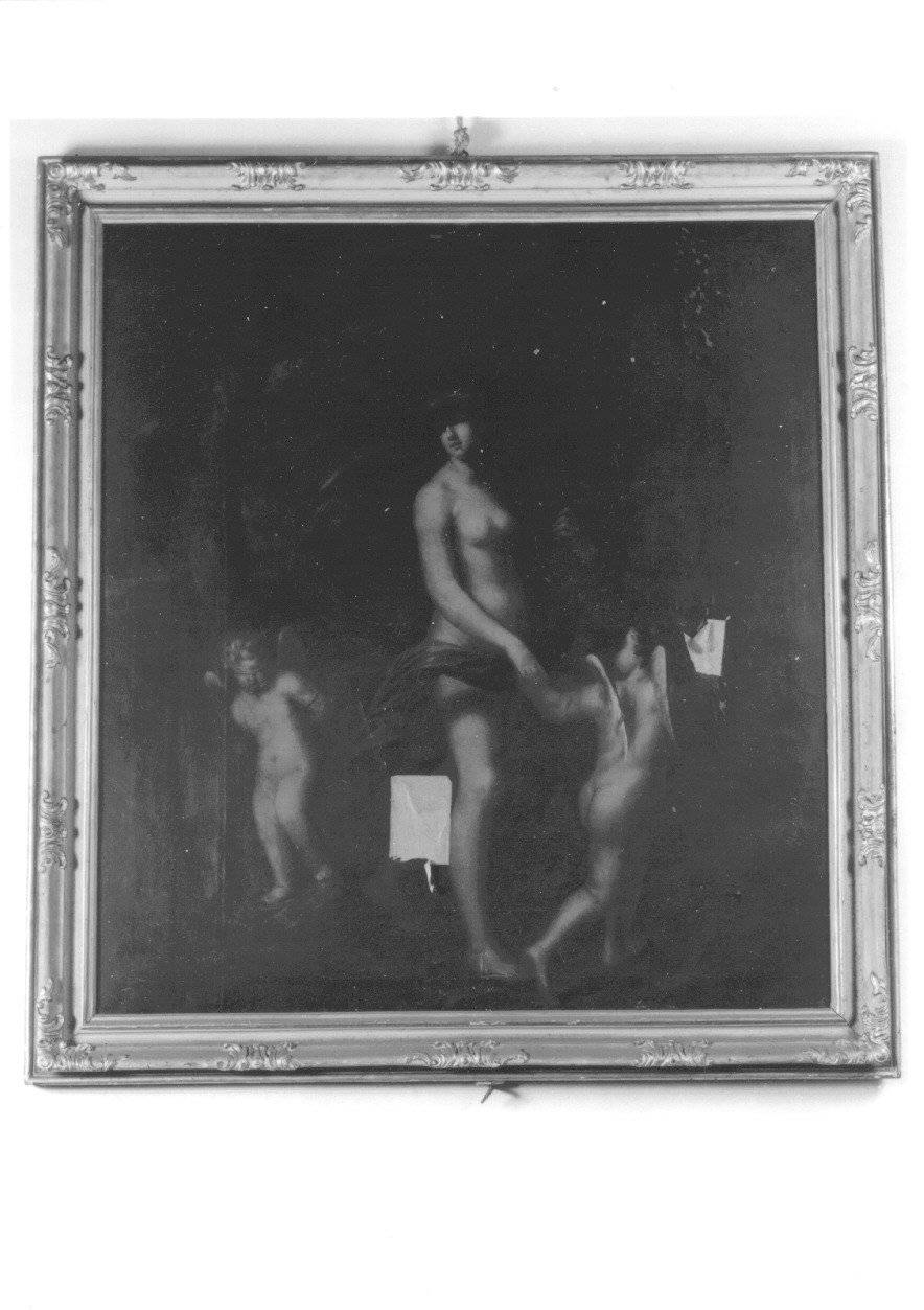 Venere, Eros e Anteros (dipinto, opera isolata) di Dameret Luca (terzo quarto sec. XVII)