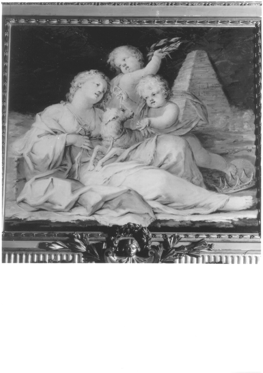 allegoria della Fecondità (sovrapporta, ciclo) di Bongiovanni Giovenale (ultimo quarto sec. XVIII)